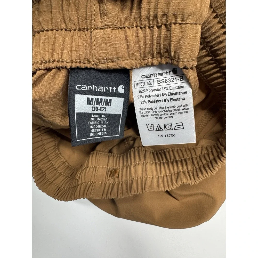 CARHARTT BOYS M RUGGED‎ FLEX RIPSTOP WORK SHORTS Carhartt Brown